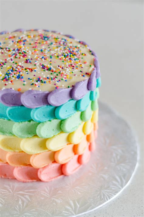 Create A Colorful Masterpiece With Rainbow Cake Decorating Ideas