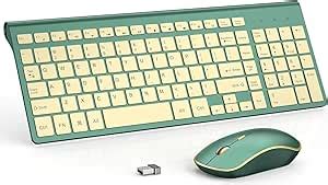 J Joyaccess Wireless G Compact And Quiet Keyboard And Mouse Combo