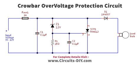 Thyristor Crowbar Circuit Diagram - Circuit Diagram