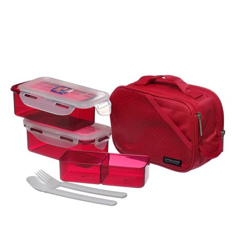 Hpl Dr Locknlock Lunch Box P Setw Lunch Bag Home Living