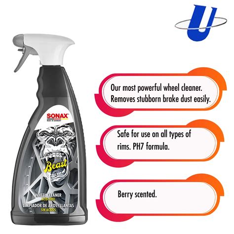 Sonax Beast Wheel Rim Cleaner L Top Of The Range Shopee Singapore