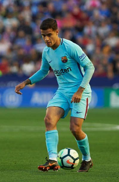 Fc Barcelona Soccer Ball Running Sports Philippe Coutinho