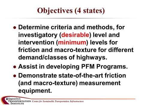 Overview Of The Fhwa Pavement Friction Management Program Virginia