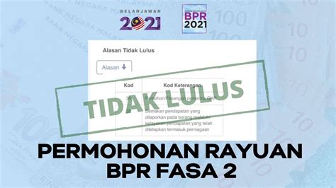 Permohonan Rayuan Bantuan Prihatin Rakyat Bpr Fasa Tahun