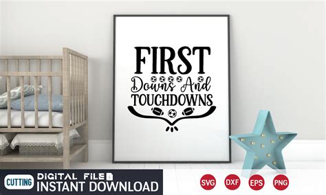 First Downs And Touchdowns Svg Graphic By Jakariasheikh