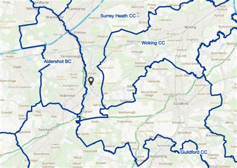 Parliamentary Boundaries Plans To Make Godalming And Ash Cc Ash