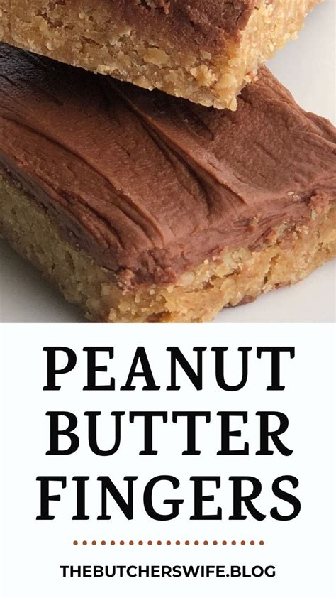 Peanut Butter Fingers Recipe Peanut Butter Fingers Peanut Butter Bars Recipe Dessert Bar