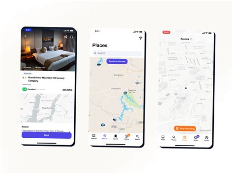 Figma iOS UI kit - 🗺 Map templates by F e l i ︎ for Setproduct on Dribbble