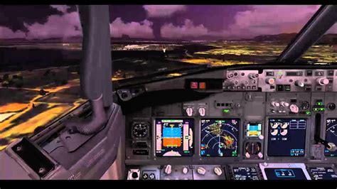 Fsx Boeing Pmdg Ngx Gol Approach And Landing Rwy Youtube