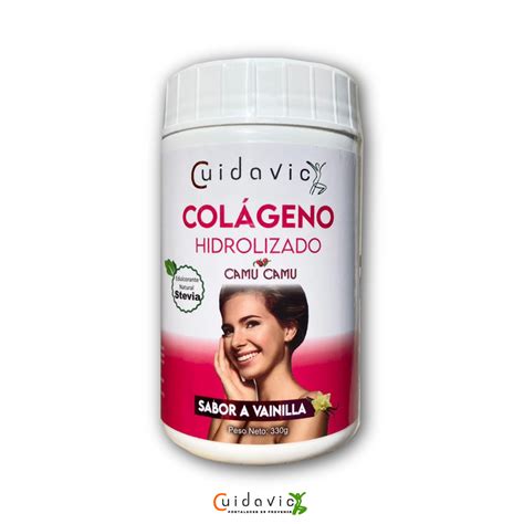 Colágeno Hidrolizado Con Vitamina C Y Stevia 330g Cuidavic