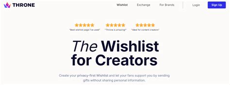 Throne Creator Wishlist Platform: How Does it Work and is it Worth