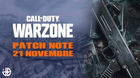 Patch Note Maj Warzone Du 21 Novembre Rebirth Island Augmentation De