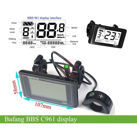 Bafang Bbshd Bbs01 Bbs02 Kit Lcd Display C965 C961for Replacement