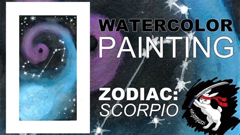 Scorpio Zodiac Watercolor Painting By Ninjon Chan Long Version