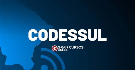 Concurso Codessul Resultado Homologado Confira