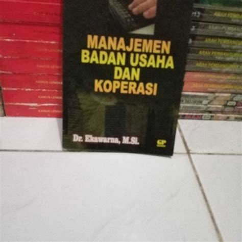 Jual Buku Manajemen Badan Usaha Dan Koperasi Pengarang M Si Gp Press Di