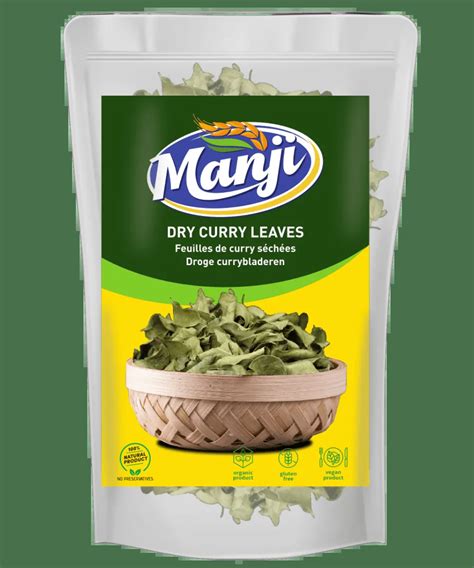 Manji Trockene Curryblätter Dry Curry Leaves 20 g Indian Food Store