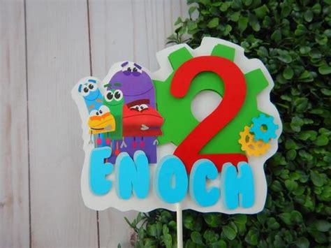 Storybots Cake Topper Story Bots Party Decor Etsy Party