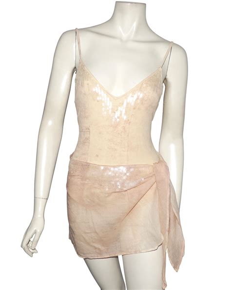 Depot Vente De Luxe En Ligne Christian Dior Maillot De Bain Occasion Et Jupe Pareo Nude