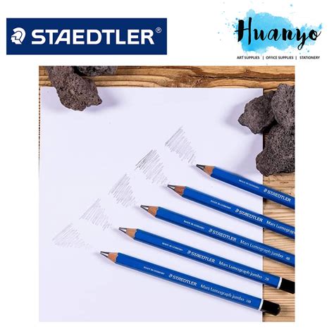 Staedtler Mars Lumograph Jumbo J Drawing Sketching Pencil Hb B B