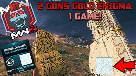 Mwz How To Get 2 Guns Gold Enigma In One Game Easy Guide Zombies