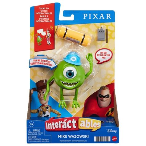 Pixar Interactables Mike Wazowski Talking Action Figure Pixar Action