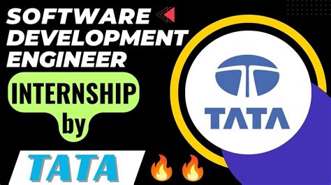 Software Development Engineer Internship By Tata All India Apply Latest Internships With