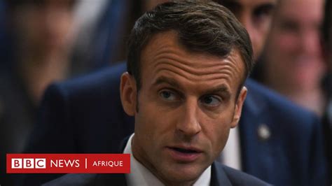 La côte de popularité de Macron en baisse BBC News Afrique