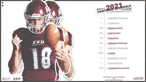 EKU Football releases 2021 schedule with new look