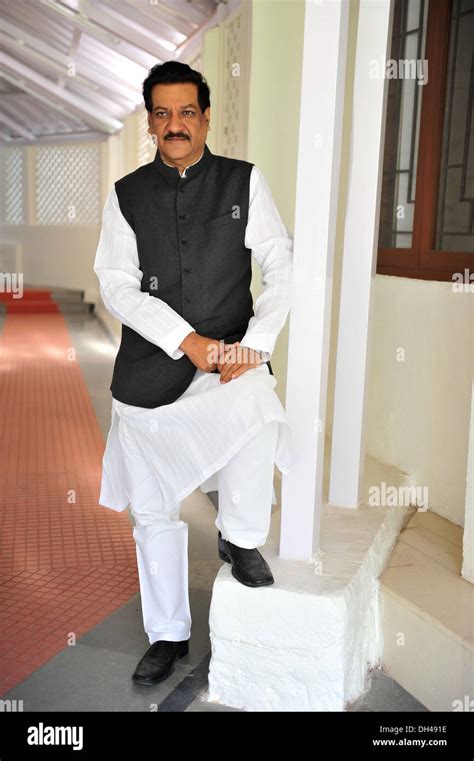 Chief Minister of Maharashtra Prithviraj Chavan Stock Photo - Alamy