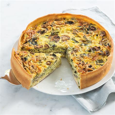 Vegetarische Quiche Met Prei En Kerrie En Oude Kaas Leuke Recepten