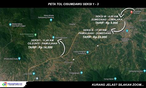 Lengkap Peta Jalan Tol Cisumdawu Mulai Seksi Sampai Dengan Bandung