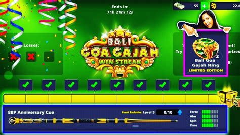 Bali Goa Gajah WIN STREAK 8 Ball Pool YouTube