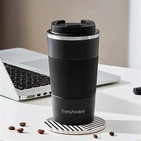 Buy Milton Thermosteel Vacuum Insulated Coffee Mug Ml Black Hot Cold Flask Leak
