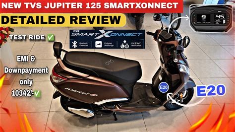 2024 New Tvs Jupiter 125 Smart X Connect New Price Mileage Full