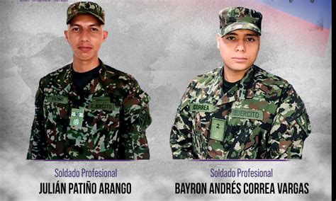 Identidades De Los Soldados Asesinados Por El Eln En Arauca