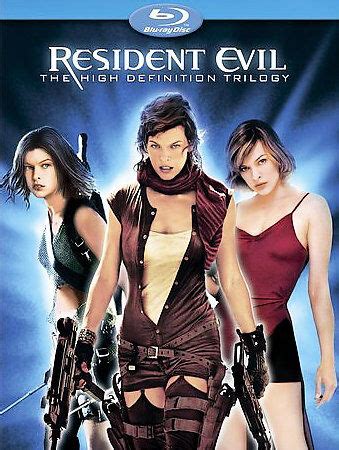 Resident Evil The High Definition Trilogy Blu Ray Disc 2008 3 Disc