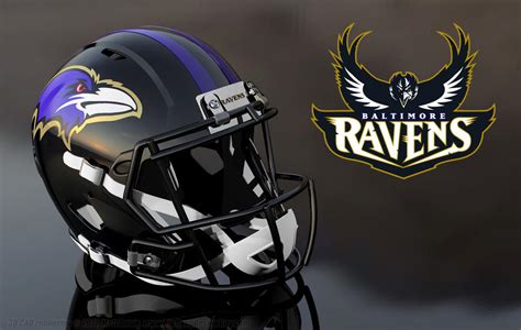 Baltimore Ravens Football Helmet - Beauty Shot by Ravendeviant on ...