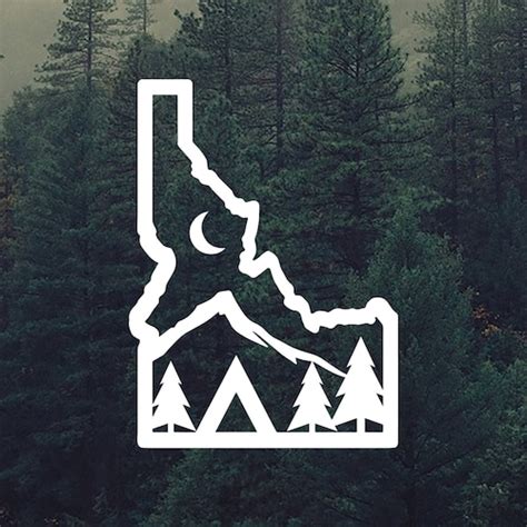 Idaho State Vinyl Decal Sticker Etsy