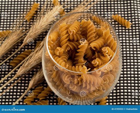 Whole grain pasta stock image. Image of wheat, carbohydrate - 4195933