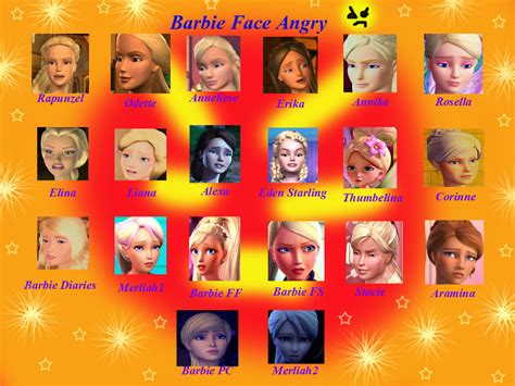 Barbie Face Angry Barbie Movies Photo 30417793 Fanpop