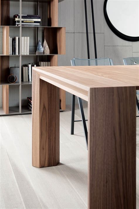 Golia Mesa Consola De Madera By Ozzio Italia Dise O Marco Pozzoli