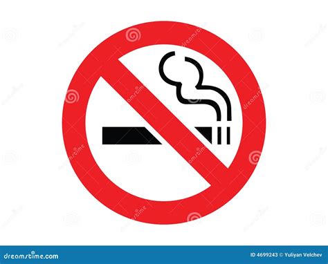 No smoking sign stock vector. Illustration of risk, black - 4699243