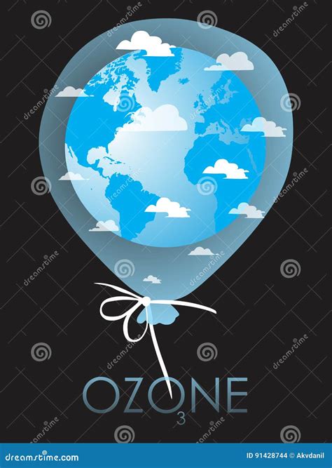 Ozone Layer Linear Icon. Modern Outline Ozone Layer Logo Concept Vector ...