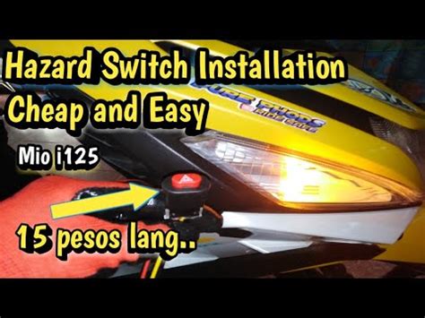 Pano Magkabit Ng Hazard Switch Sa Motor Hazard Switch Installation On