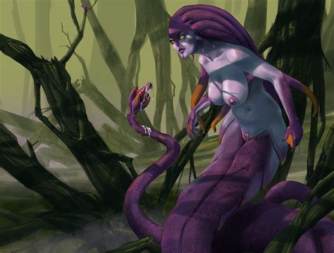 Lusty Busty Sci Fi Naga By Poiuytrewq Hentai Foundry