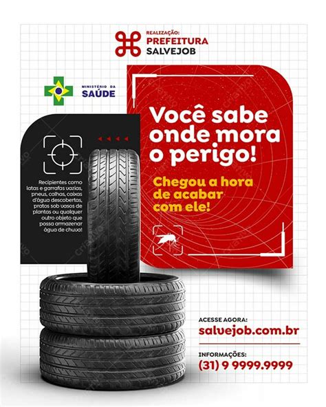 Você sabe onde mora o perigo dengue conscientização psd download