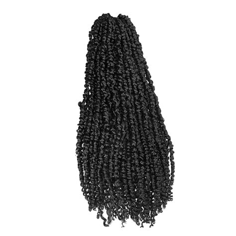 Lytiang 1 Pack Passion Crochet Hair 18 Inch Short Crochet Passion Hair Looped Passion Crochet