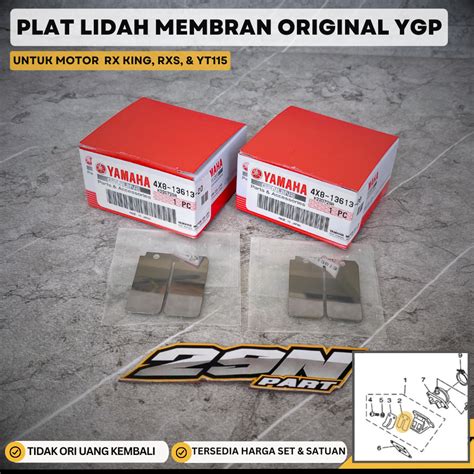 Jual Plat Lidah Membran Rx King Rxking Rx K Yt Yt Original X