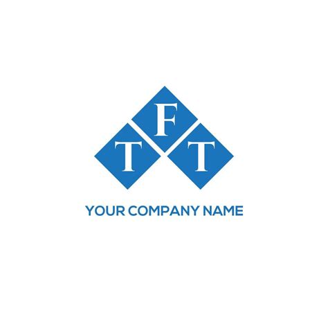 TFT letter logo design on WHITE background. TFT creative initials letter logo concept. TFT ...